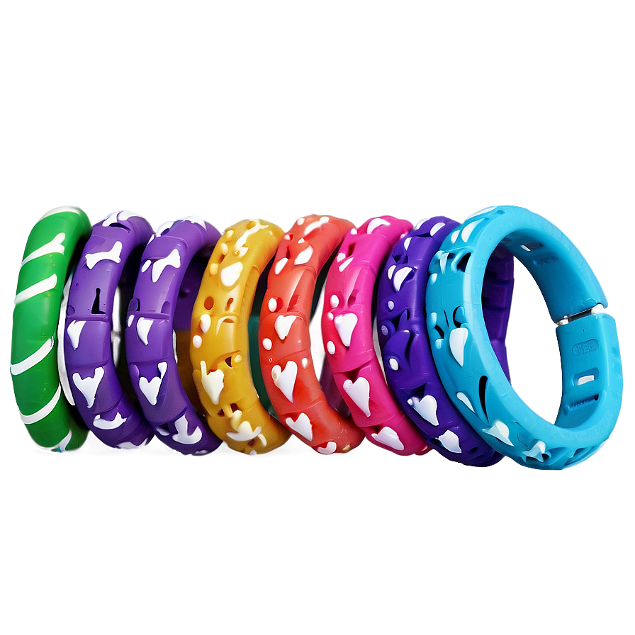 Colorful Clay Bracelets Png Btl82