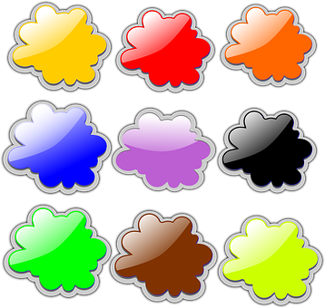 Colorful_ Cloud_ Icons_ Set