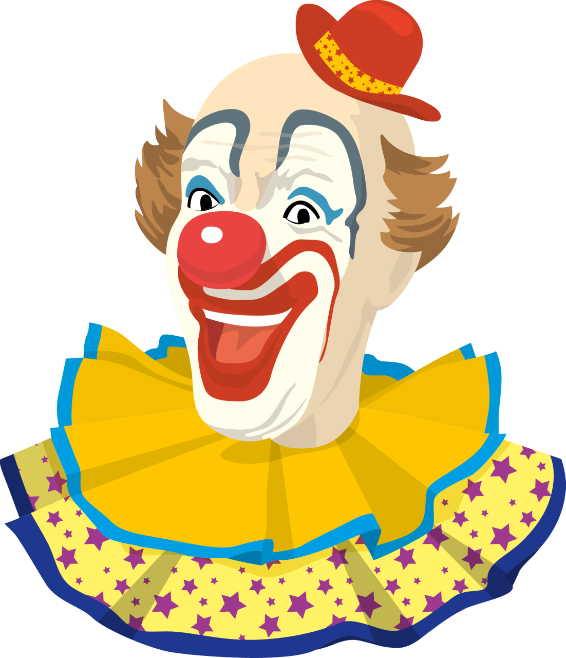 Colorful Clown Illustration