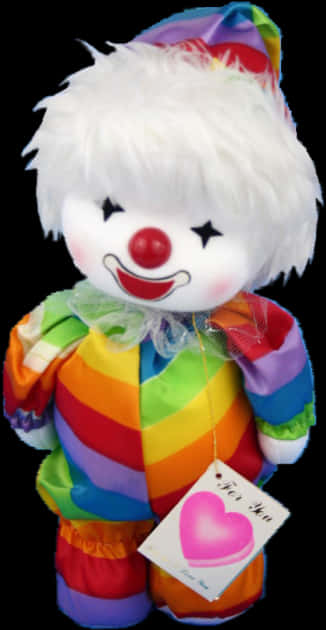 Colorful Clown Plush Toy