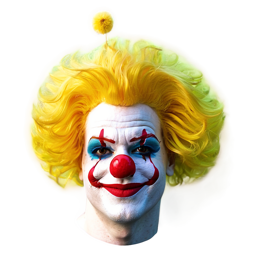 Colorful Clown Wig Png 05232024