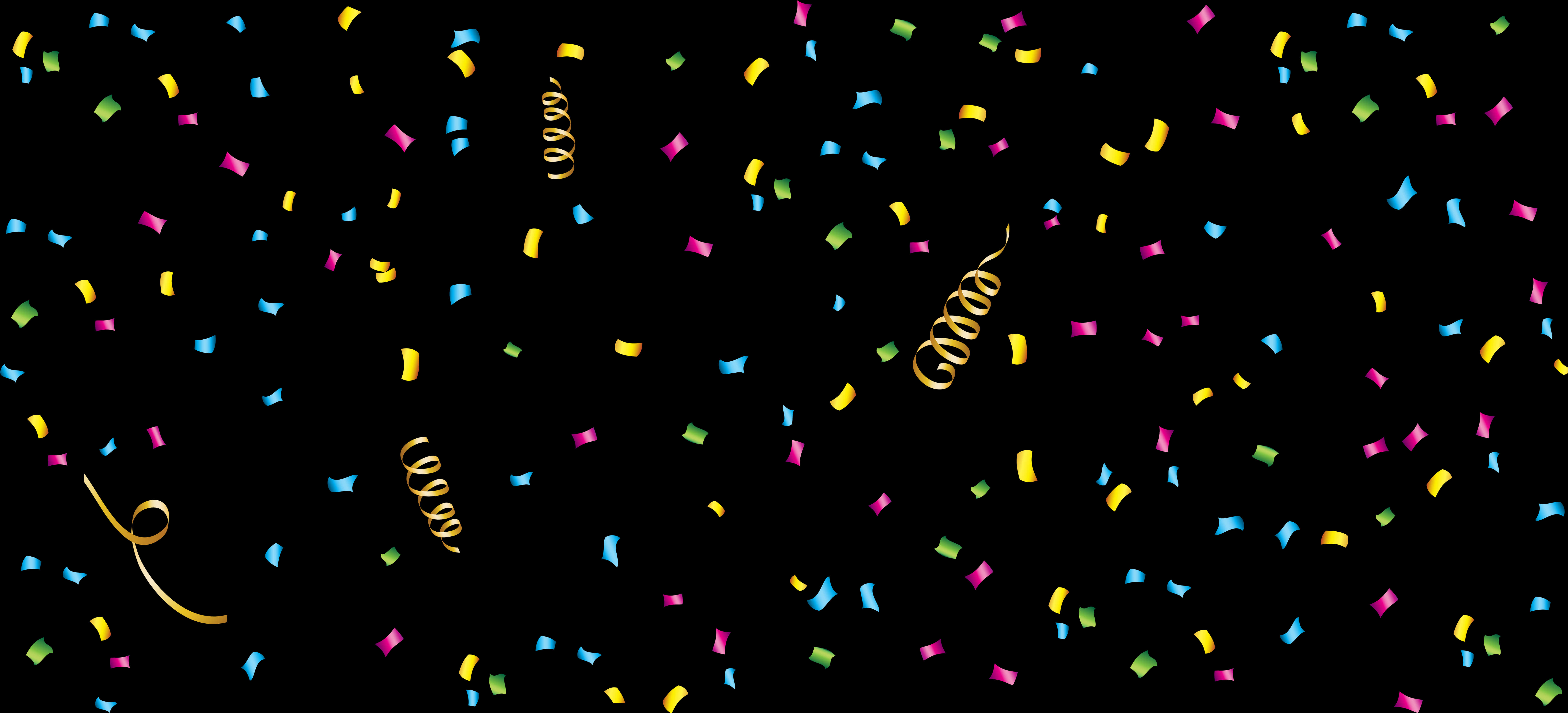 Colorful Confetti Celebration Background