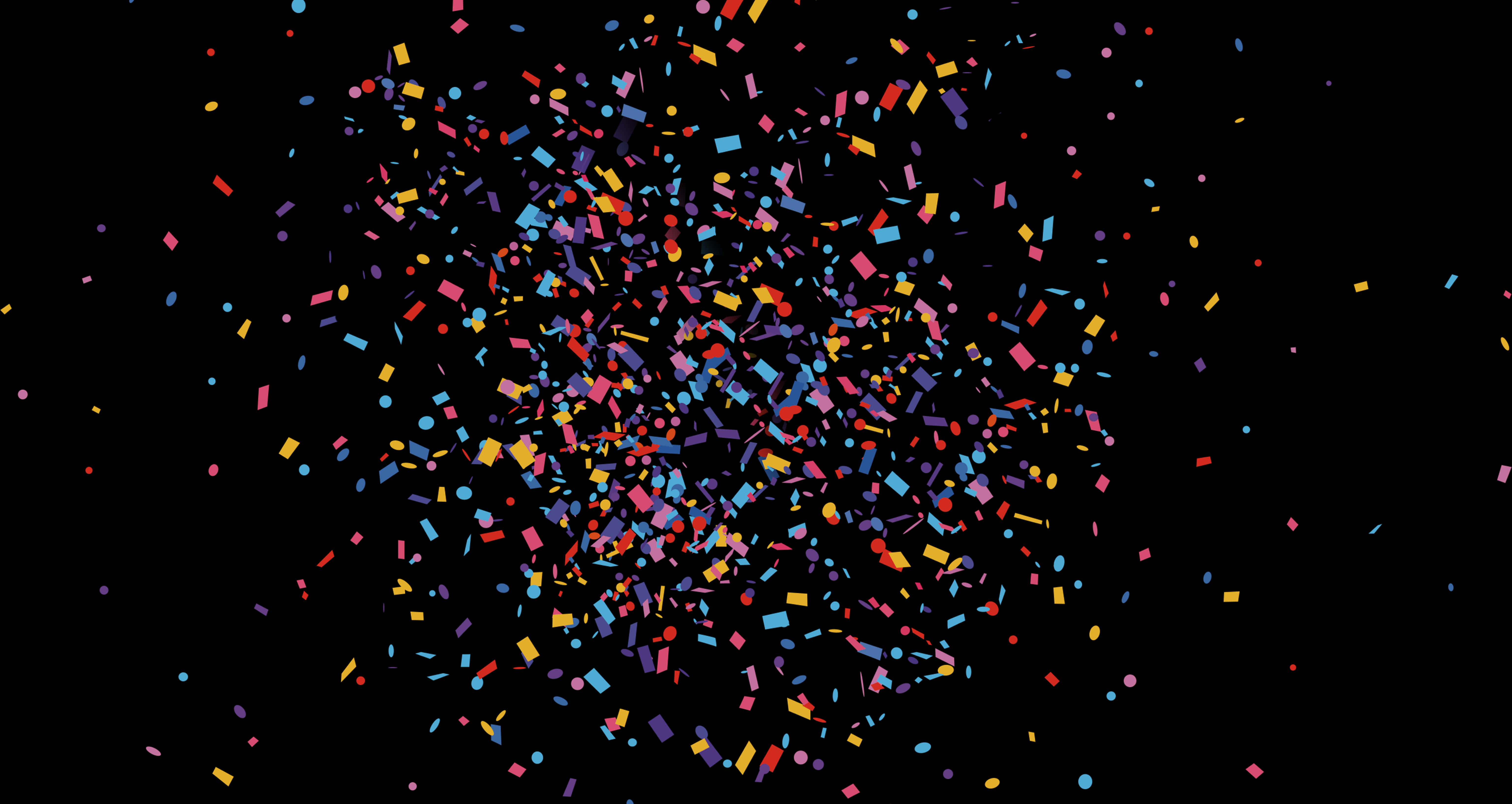 Colorful Confetti Celebration Background