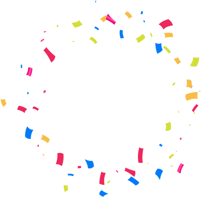 Colorful Confetti Celebration Background