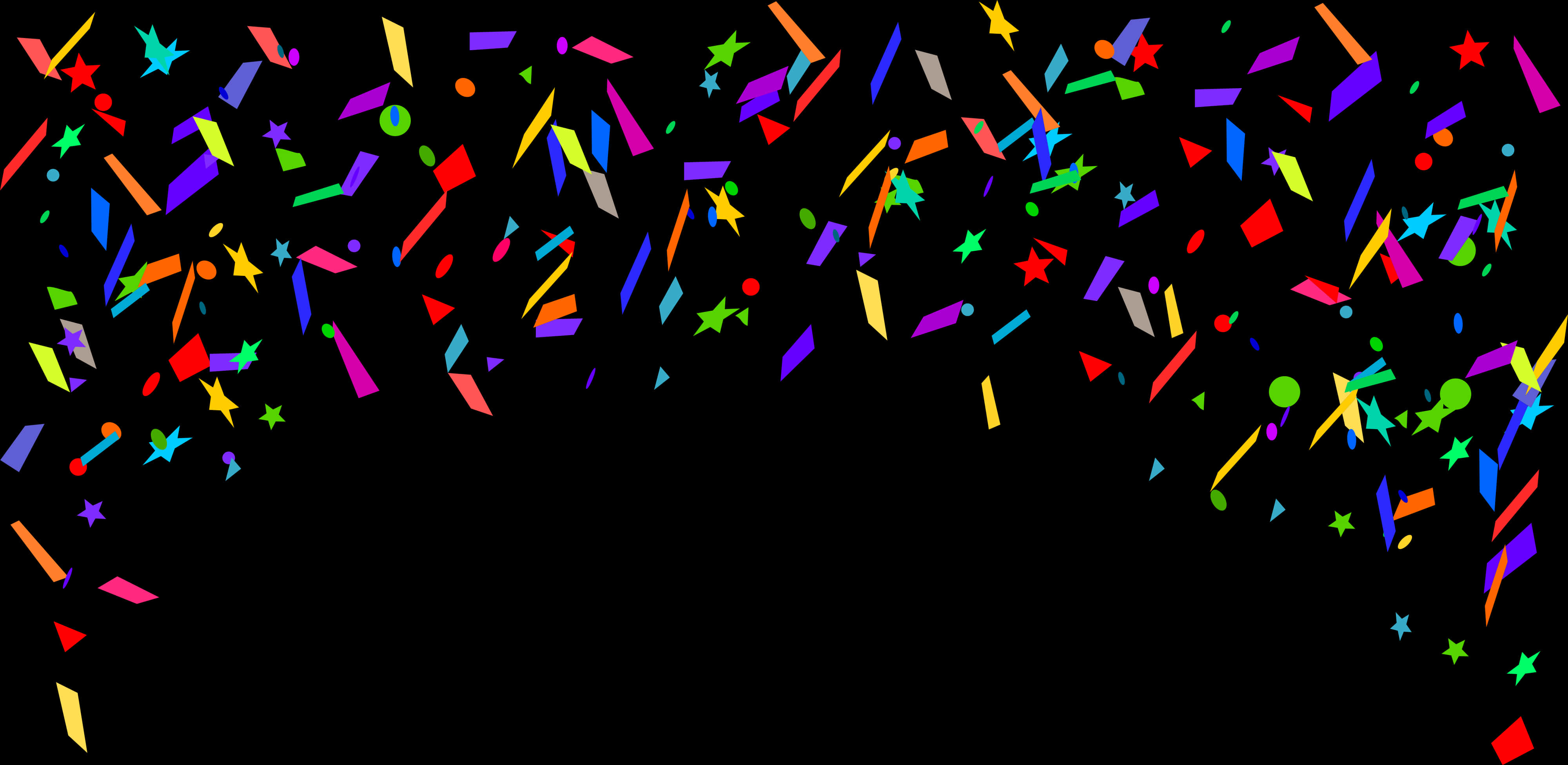 Colorful Confetti Celebration Background