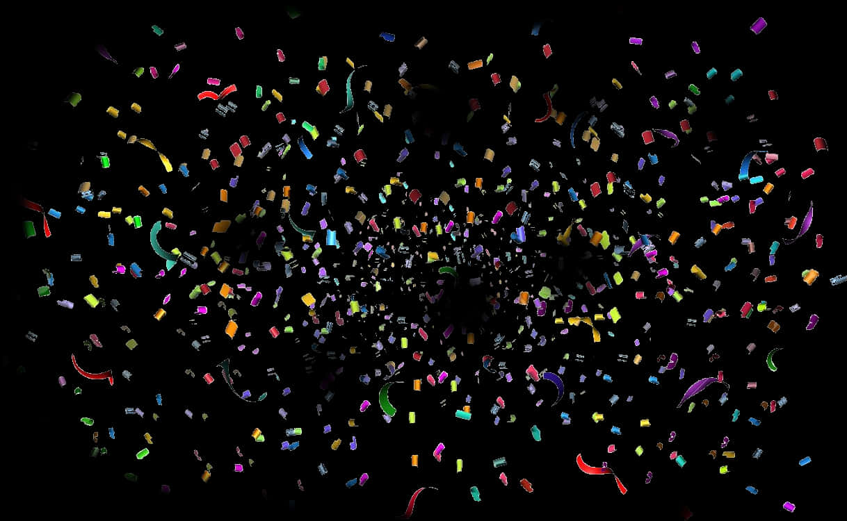 Colorful Confetti Explosion