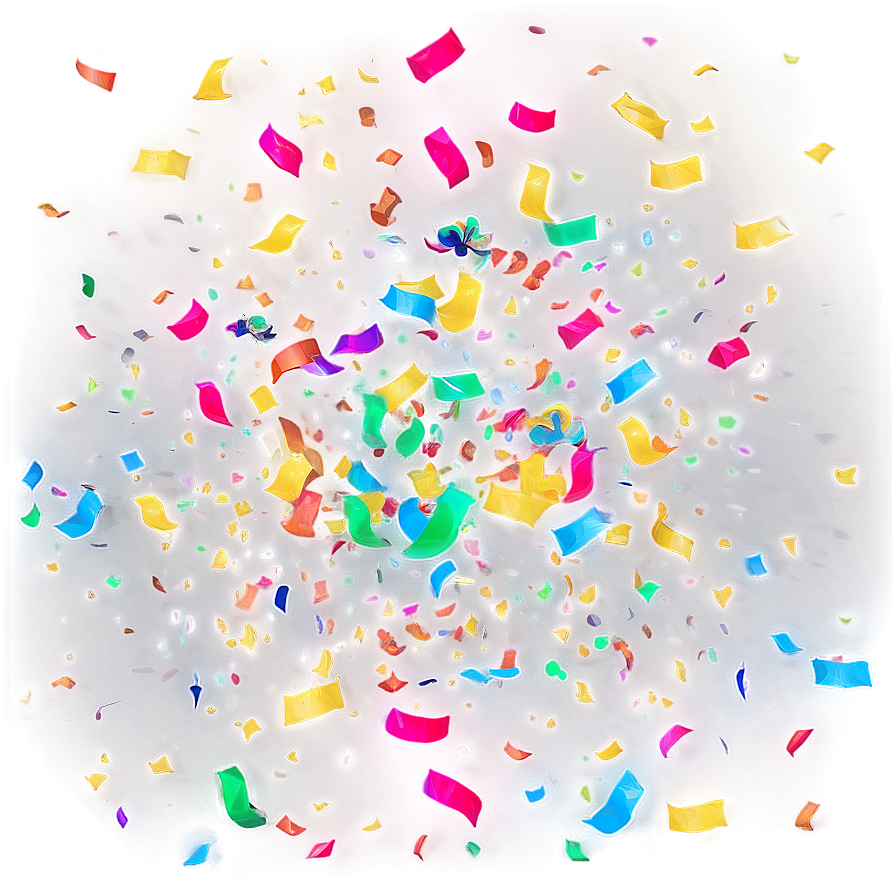 Colorful Confetti Joy Png 06292024