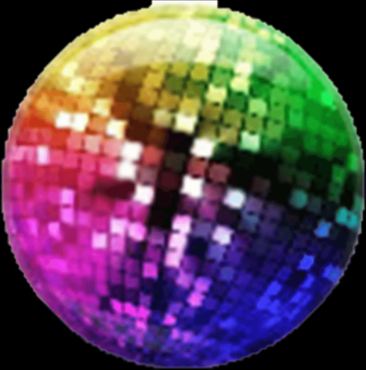 Colorful Disco Ball Glow