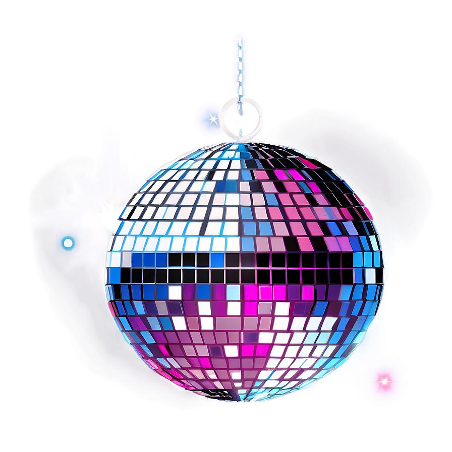 Colorful Disco Ball Illustration