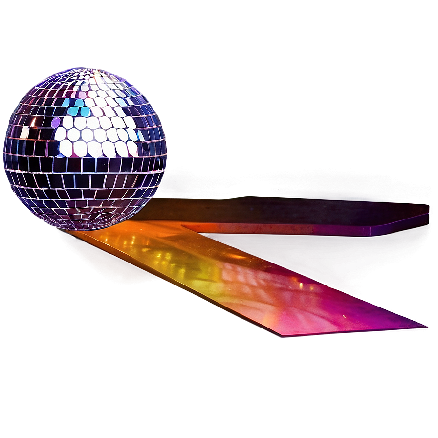 Colorful Disco Ball Reflection