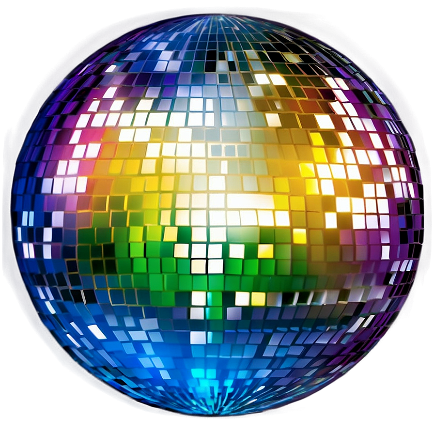 Colorful Disco Ball Sparkle