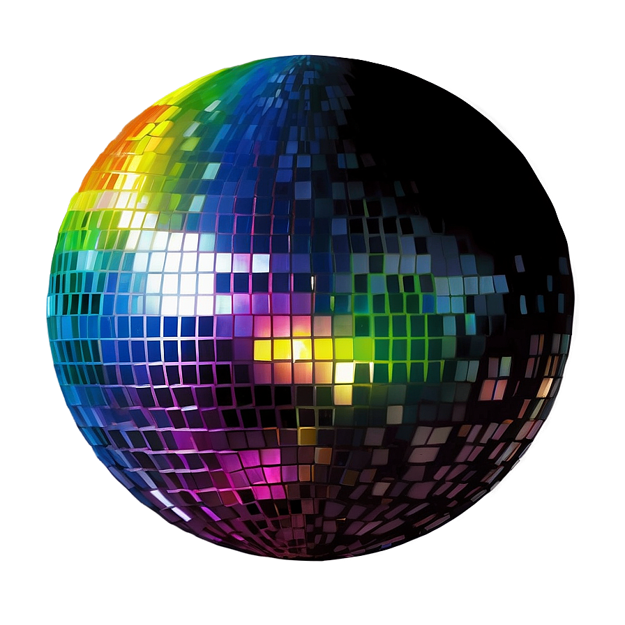 Colorful Disco Ball Sparkle