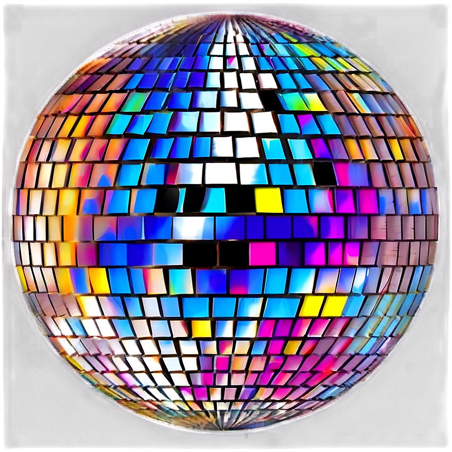 Colorful Disco Ball Sparkle