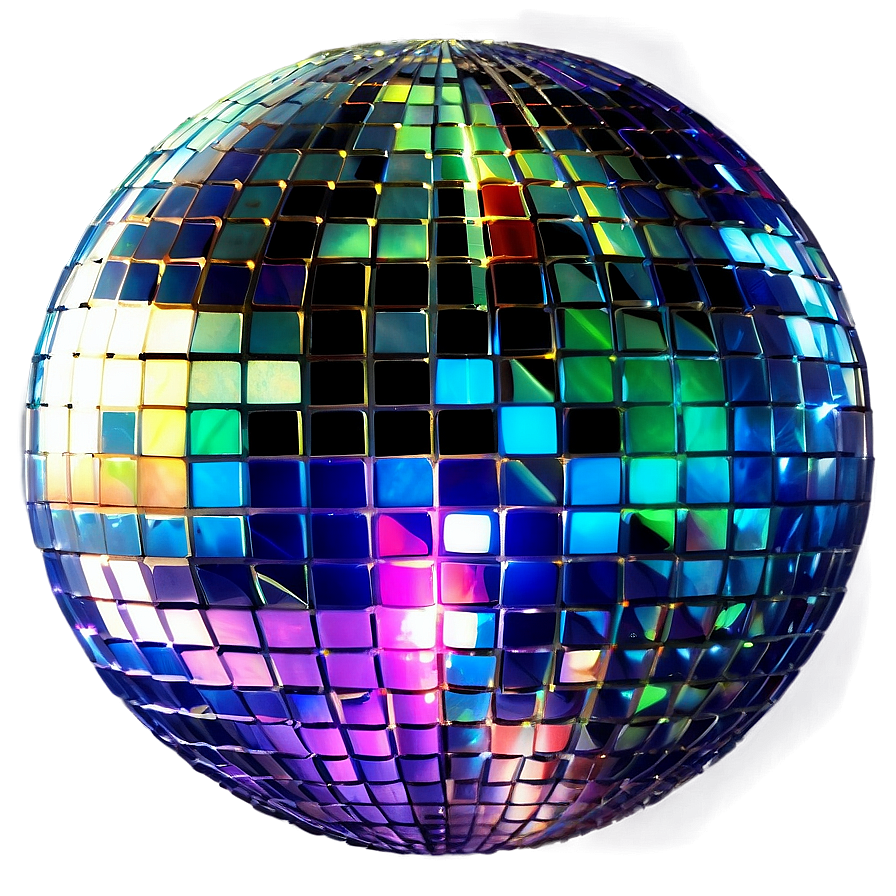 Colorful Disco Ball Sparkle