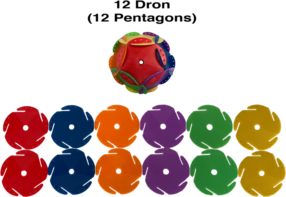 Colorful Dodecahedron Puzzle Assembly