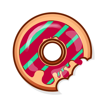 Colorful Donut Illustration