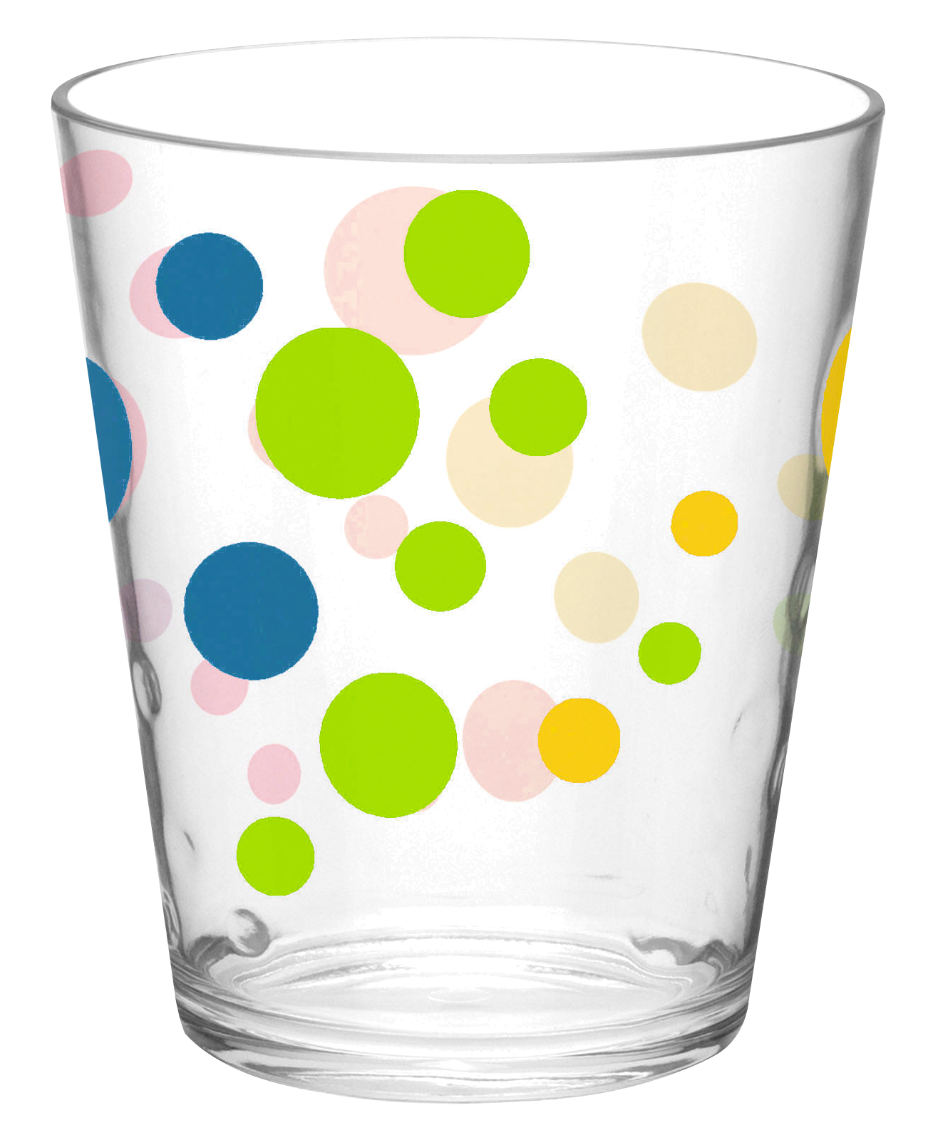 Colorful Dotted Glass Tumbler.png