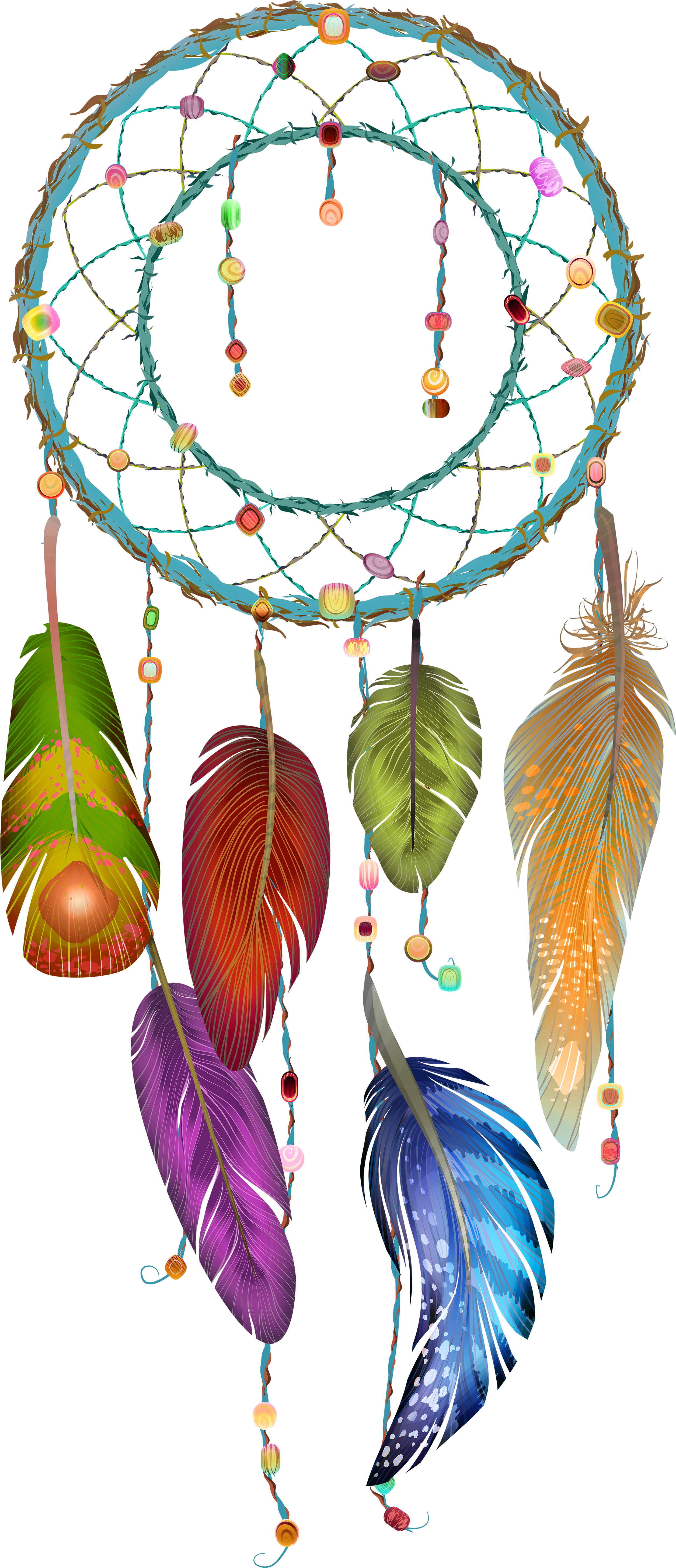 Colorful Dreamcatcher Artwork