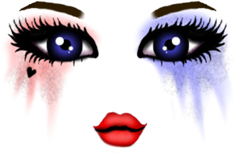 Colorful Dripping Makeup Roblox Face