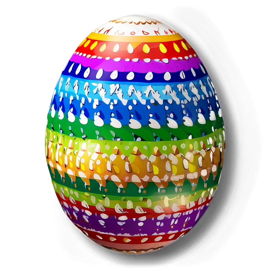 Colorful Easter Egg Png 51