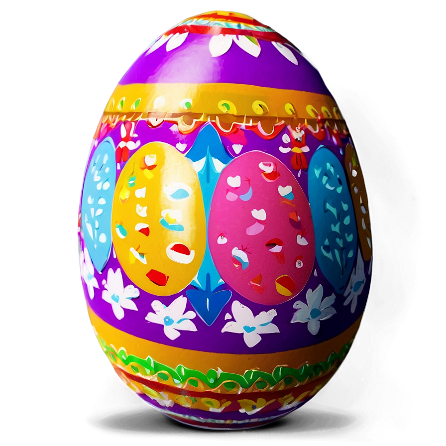 Colorful Easter Egg Png Hbc97