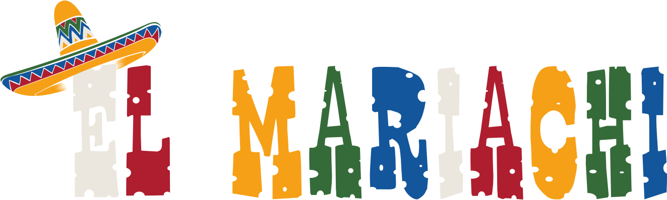 Colorful El Mariachi Text Graphic