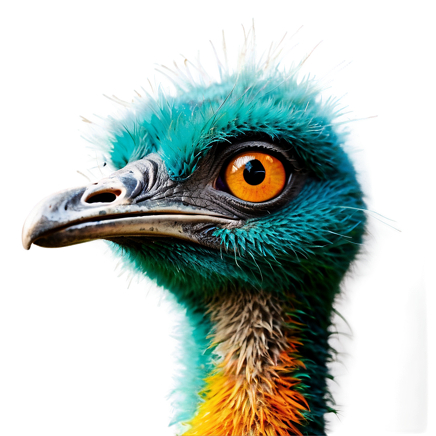 Colorful Emu Png 06252024