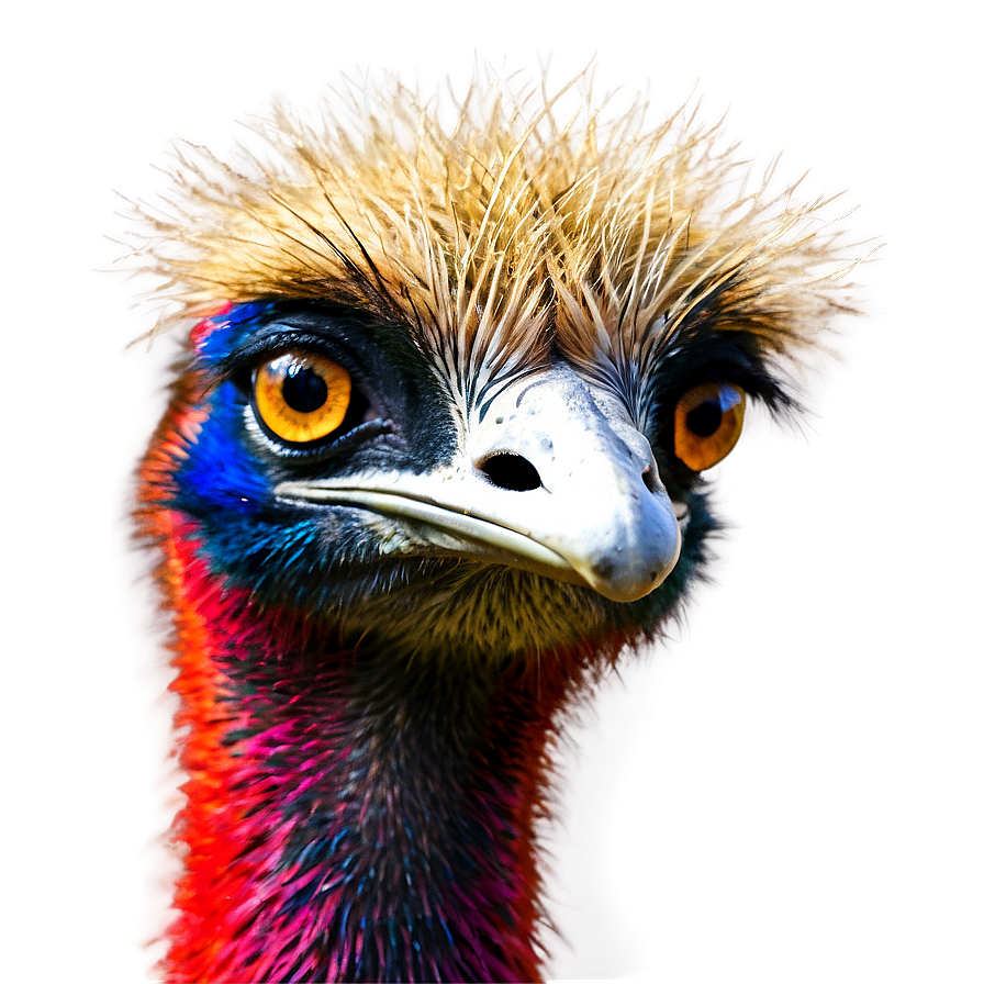 Colorful Emu Png Ryt