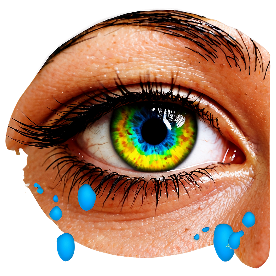 Colorful Eye Art Png 17