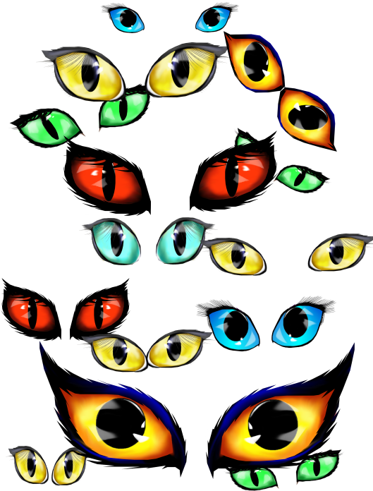 Colorful Eye Clipart Collection