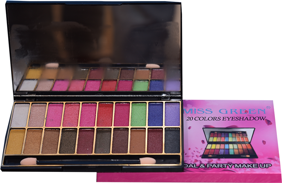 Colorful Eyeshadow Palette Miss Green