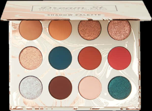 Colorful Eyeshadow Palette Open