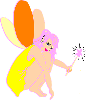 Colorful Fairy Illustration