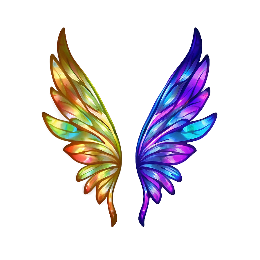 Colorful Fairy Wing Png 56