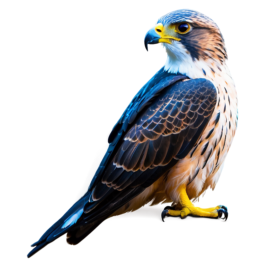 Colorful Falcon Artwork Png 06202024