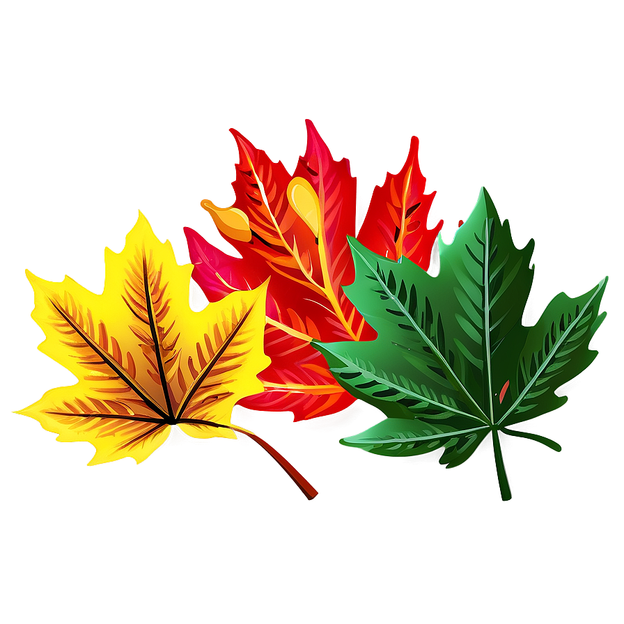 Colorful Fall Leaves Png 78