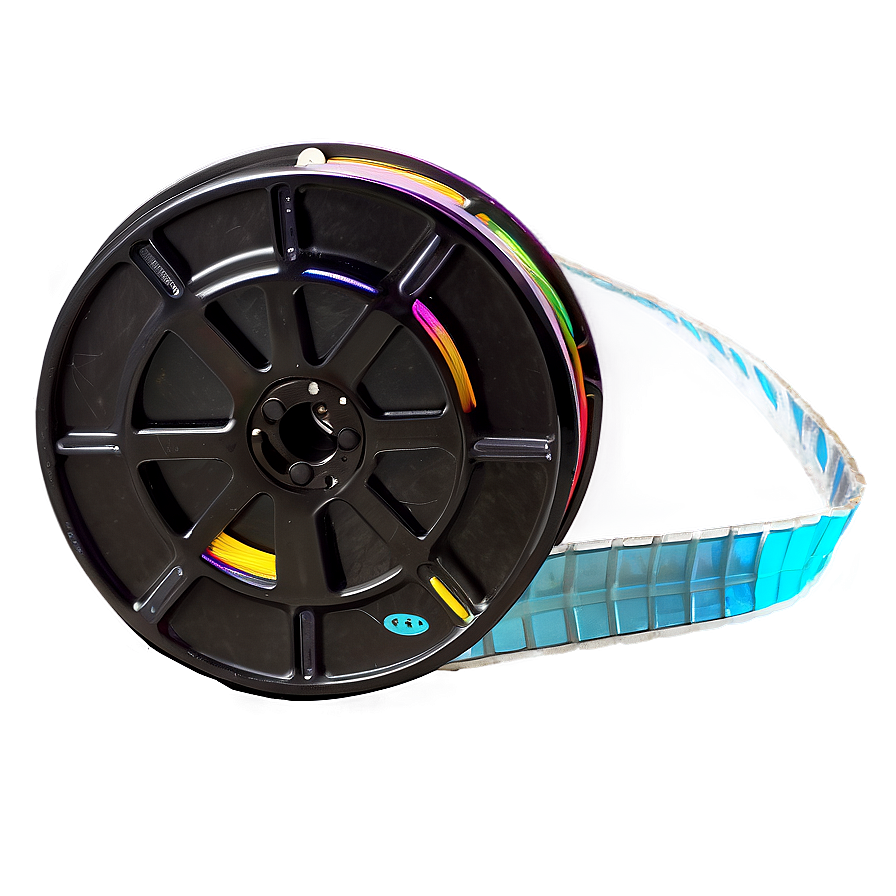 Colorful Film Reel Png 05252024