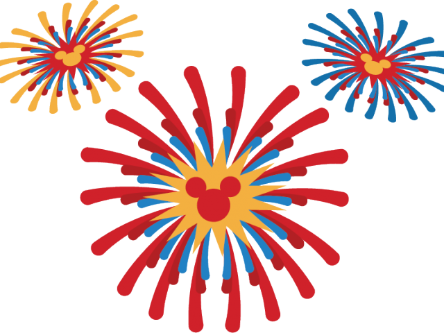 Colorful Fireworks Clipart