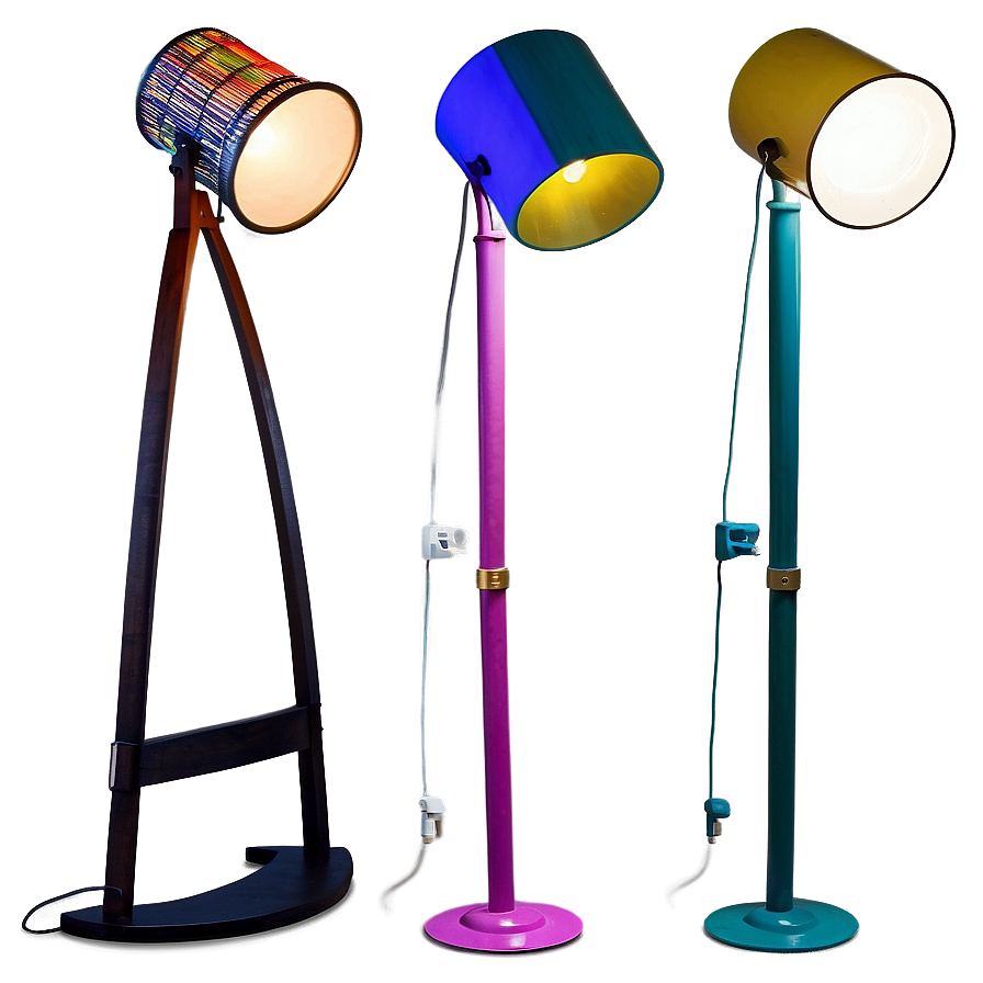 Colorful Floor Lamp Png Jau