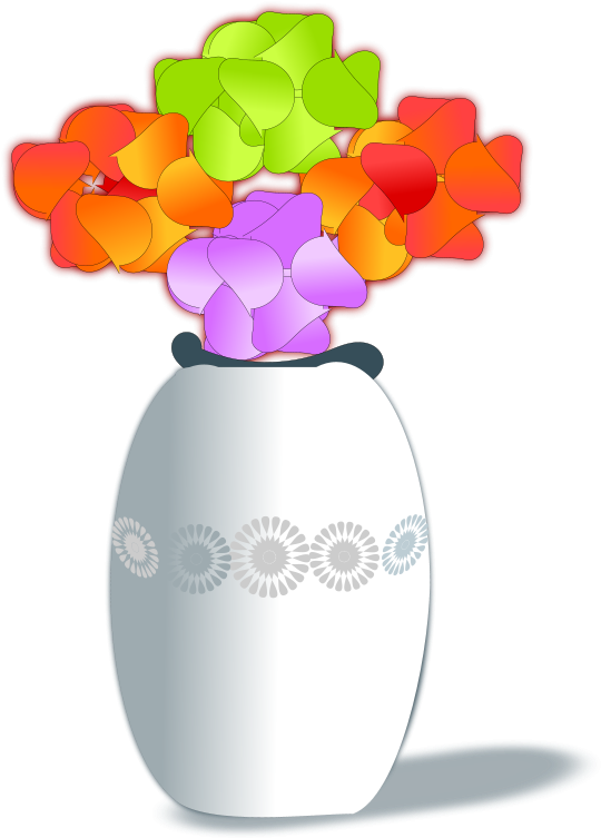 Colorful Floral Arrangementin Vase