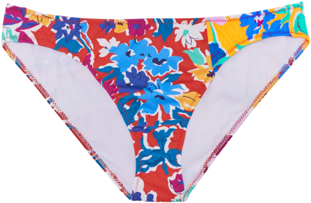 Colorful Floral Bikini Bottom