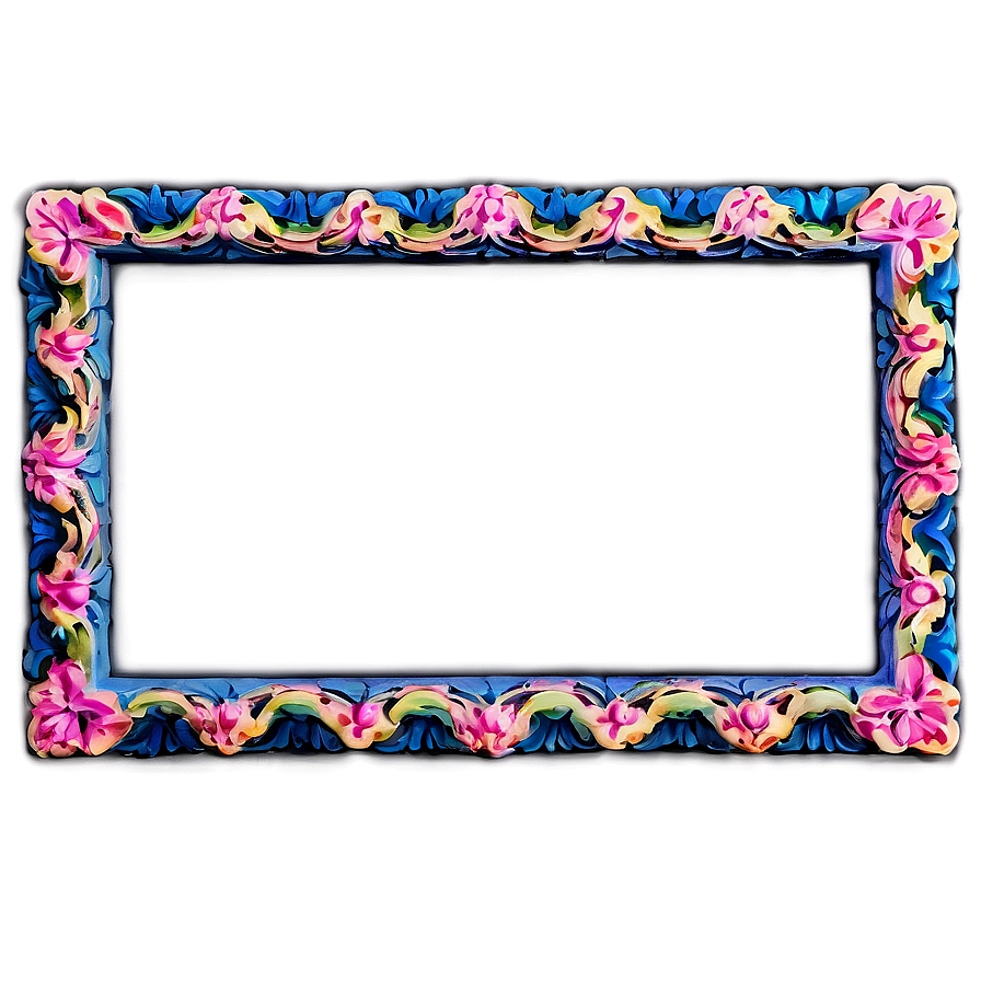 Colorful Frame Border Png Sjm