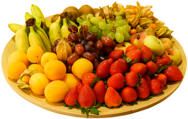 Colorful Fruit Basket Assortment