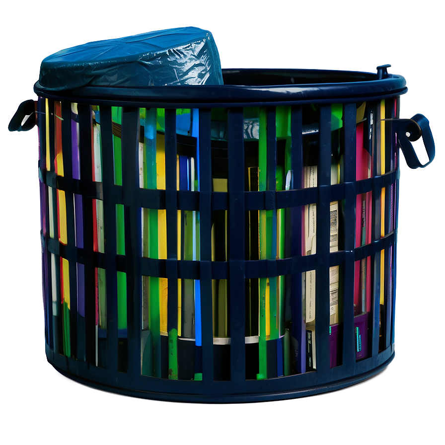 Colorful Garbage Can Png Mgy