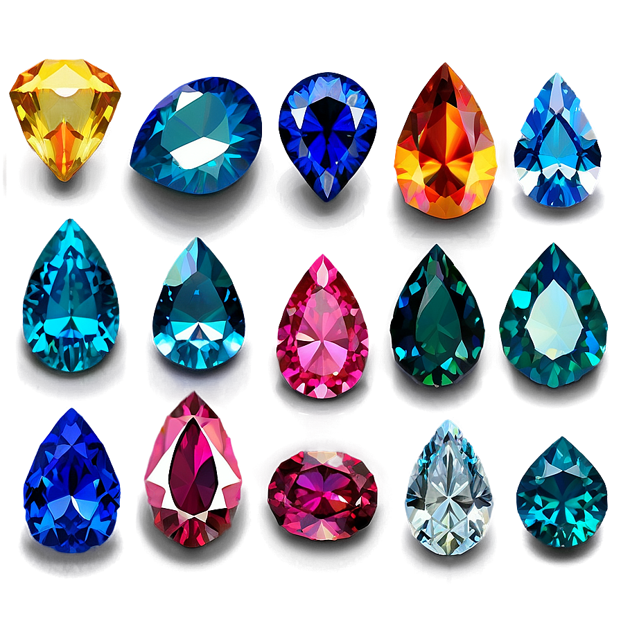 Colorful Gemstones Png Osq59