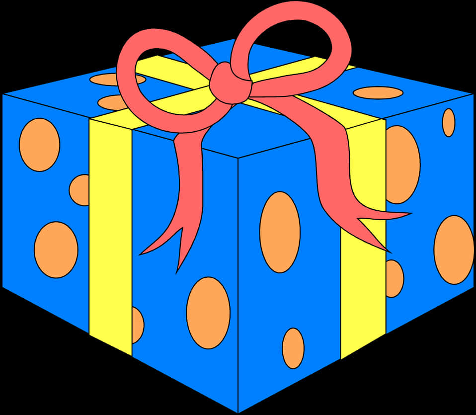 Colorful Gift Box Illustration