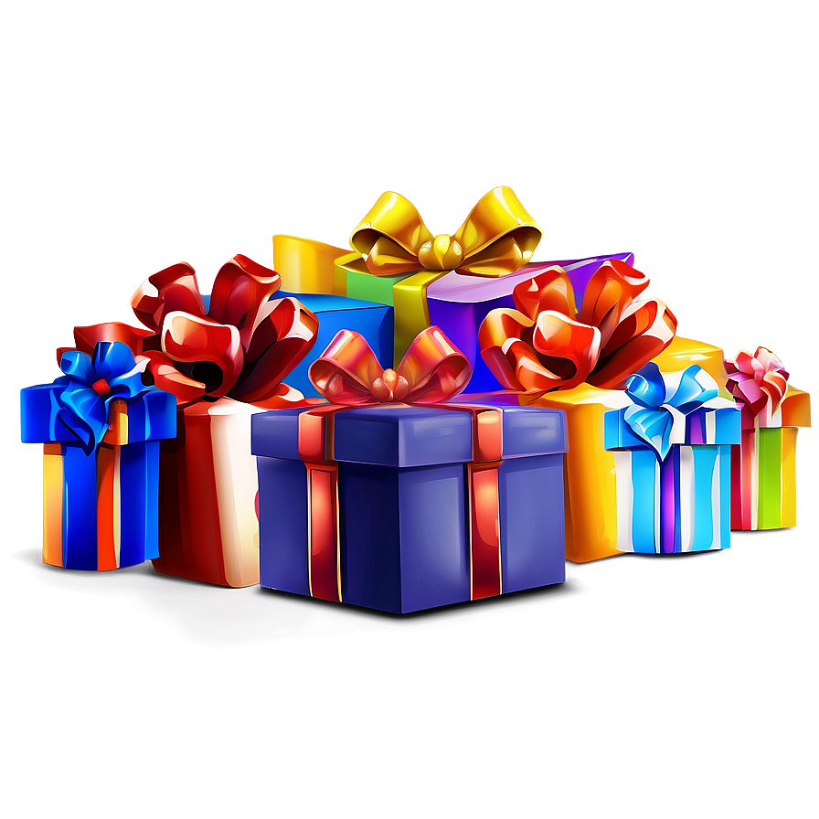 Colorful Gift Boxes Png Ljf