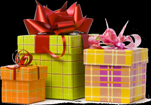 Colorful Gift Boxeswith Bows