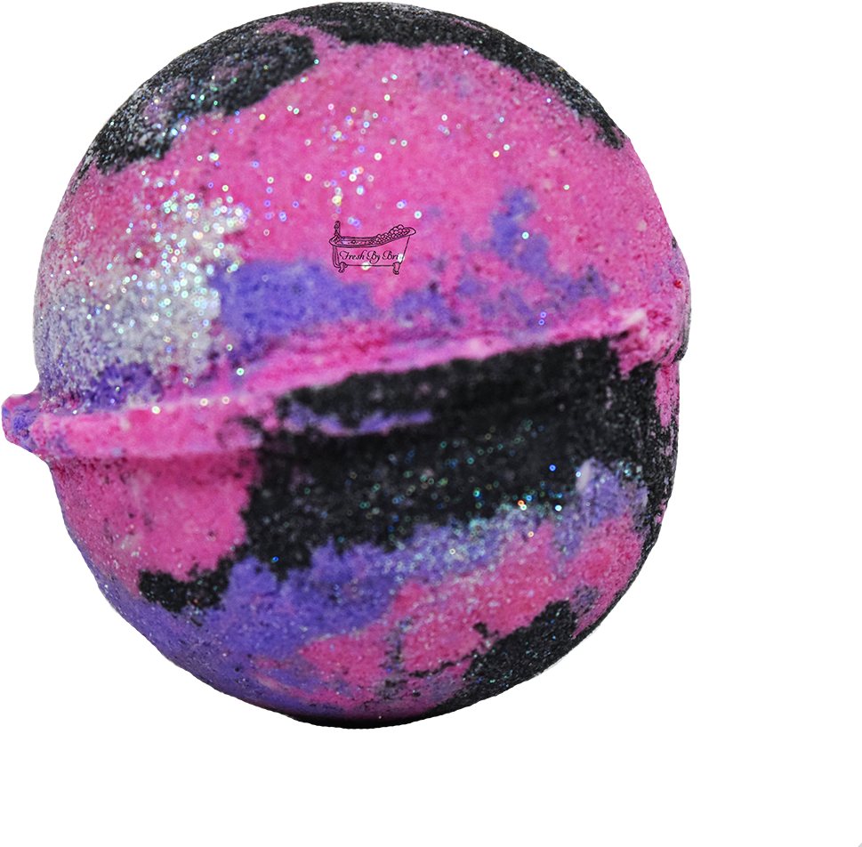 Colorful Glitter Bath Bomb