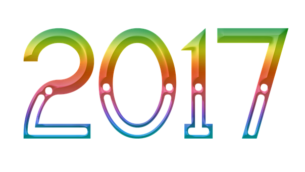 Colorful Gradient New Year2017